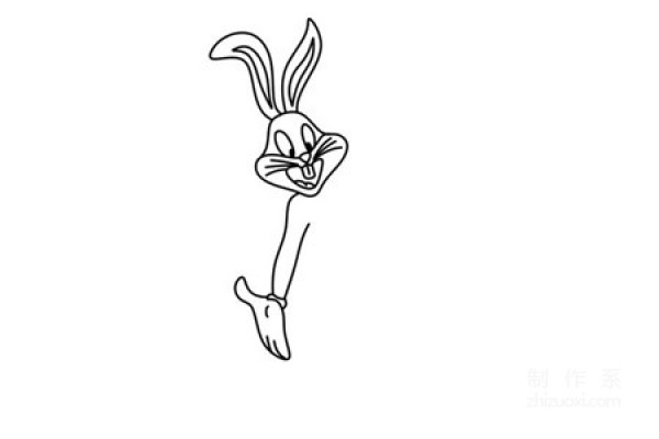 Learn to draw simple drawings, Bugs Bunny simple drawings