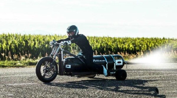 Hydro-powered jet bike with a speed of 260 kilometers per hour