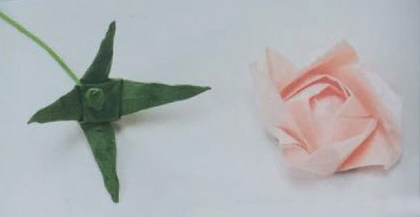 S.K. Rose origami step-by-step instructions How to fold beautiful roses