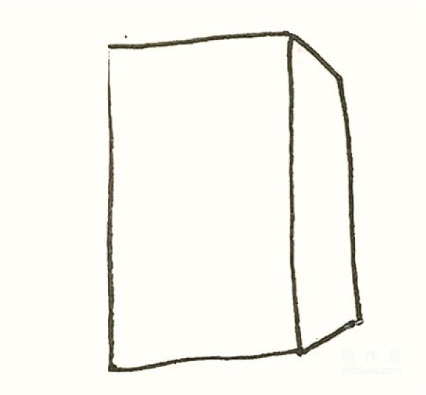 Learn to draw simple drawings, simple drawings of refrigerators