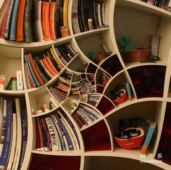 Various creative and stylish bookshelves