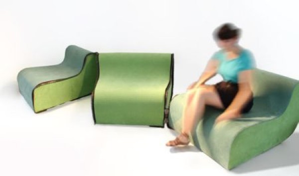 Zipper modular sofa