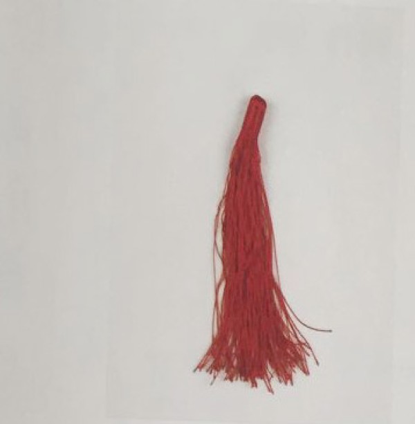 Illustrated method of braiding tassel knot