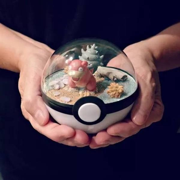 Handmade DIY Pokemon glass ball microscopic works