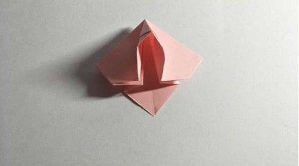 How to fold a mini bouquet Origami illustration tutorial