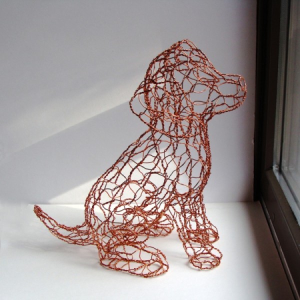 Lifelike wire animal models