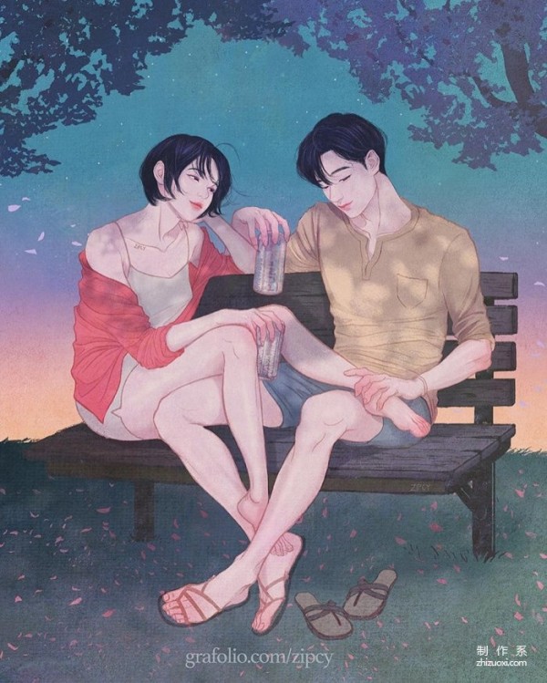 Sweet Romance: Appreciation of the Works of Korean Illustrator Zipcy