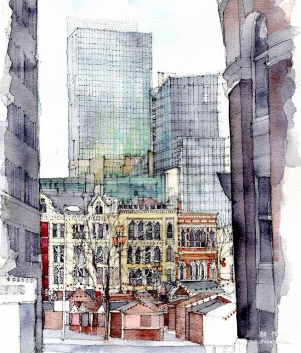 Illustrator Simone Ridyard’s city travel drawing notes