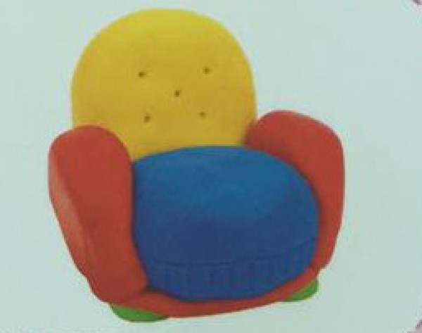 Ultra-light clay sofa tutorial pictures, simple DIY for children