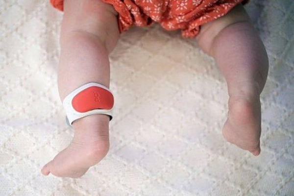 Sproutling baby activity monitoring anklet