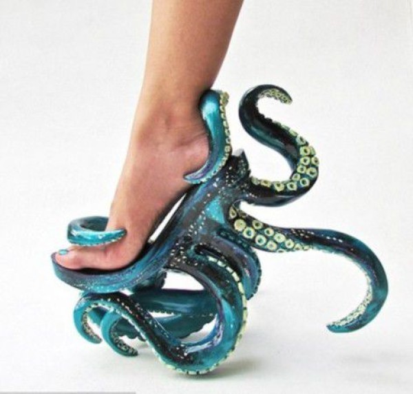 Octopus high heels from Lady Gaga’s favorite designer