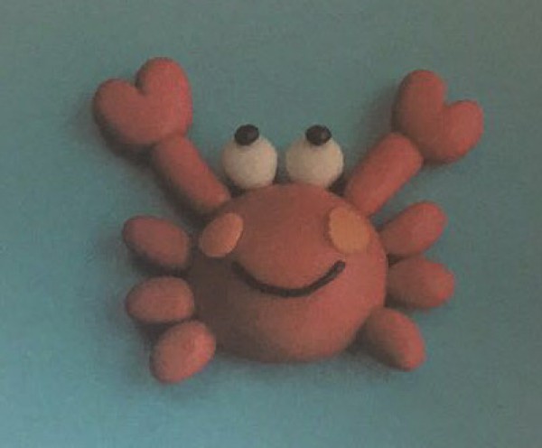 Animal handmade crab refrigerator magnets