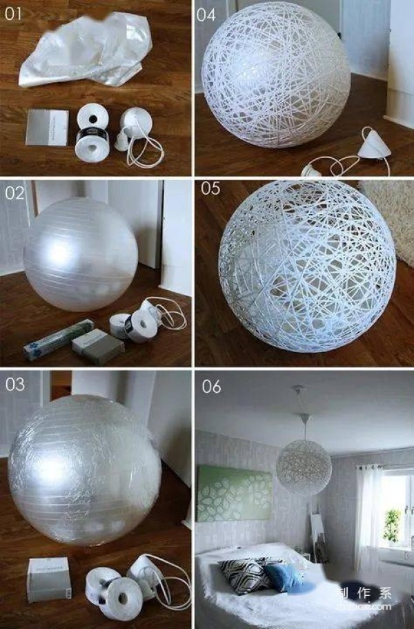 Branches, hair ties, stones, and wool can easily turn a balloon into a storage box