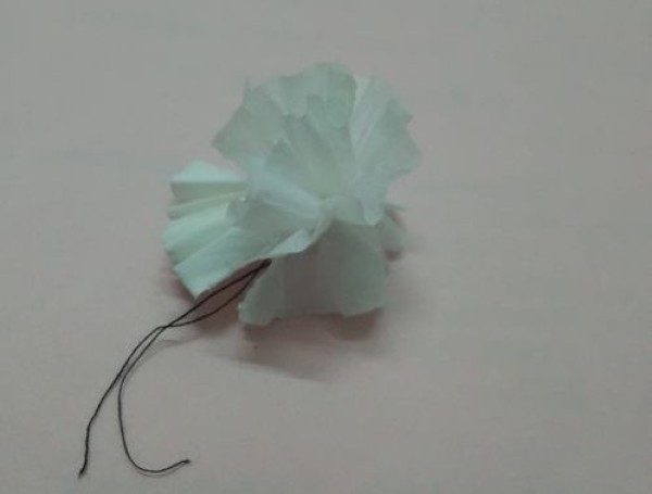 Easy handmade paper flower tutorial: Peony flower folding method