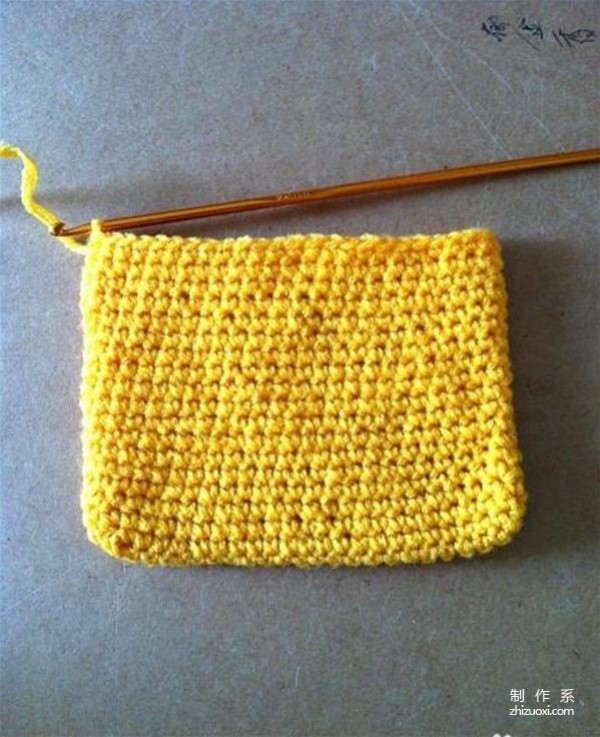 Hand crochet to create a beautiful small change bag