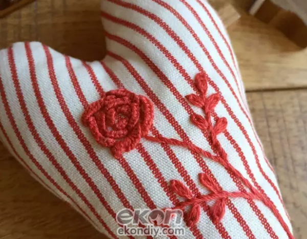 Childrens handicraft workshop teaches you more than 10 kinds of rose pattern embroidery methods