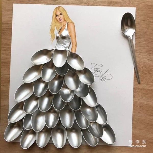 The most beautiful spoon skirt in history