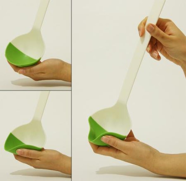 Spoon that can be changed into any shape