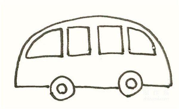 Learn to draw simple drawings, ambulance simple drawings