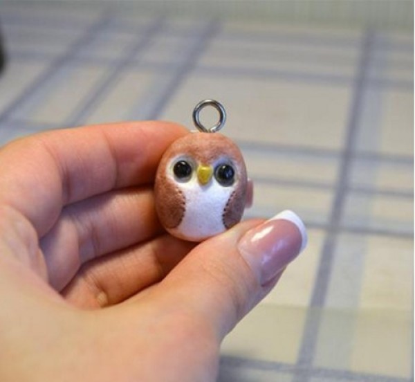 Steps to make cute owl clay pendants Childrens crafts