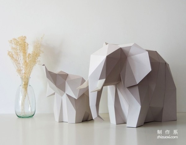 Creative DIY origami animal lamp