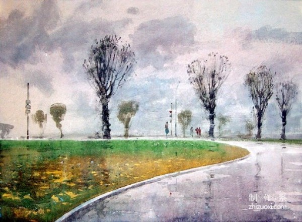 Appreciation of illustrator Sergei Temerev’s beautiful scenery watercolor pictures