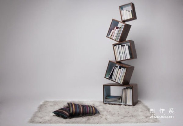 Various creative and stylish bookshelf