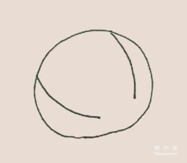 Coloring Volleyball Simple Drawing 2