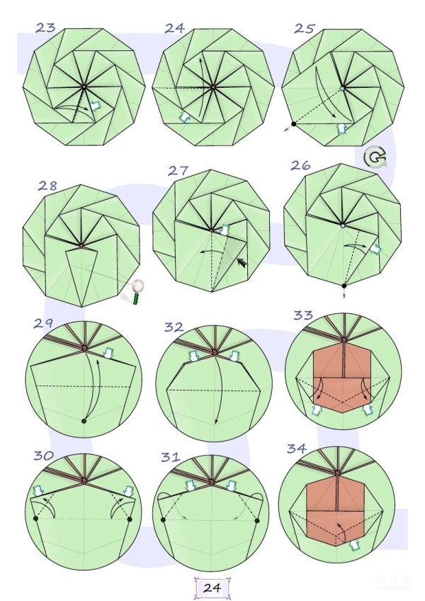 The Art of Handmade Origami, Andrey Ermakov Spider Logo Pattern Icon Handmade Origami Illustrated Tutorial