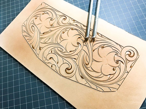 Notebook Leather Carving Making Tutorial