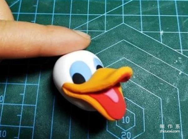 Childrens soft clay clay handicrafts, cute Donald Duck DIY handmade teaching