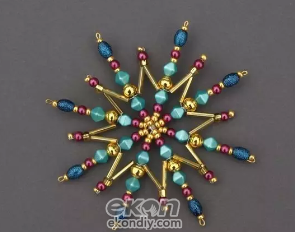 The crystal-clear and colorful DIY handmade beaded snowflakes promise you a winter that won’t melt!