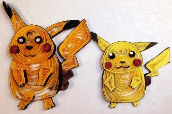 Pokemon paper art