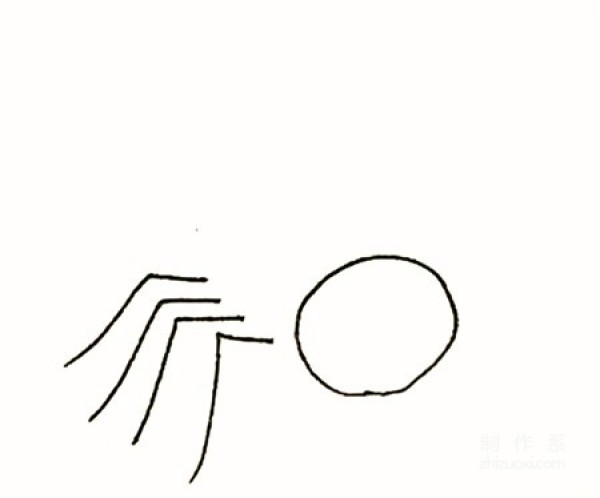 Learn to draw simple drawings, cartoon cute spiders