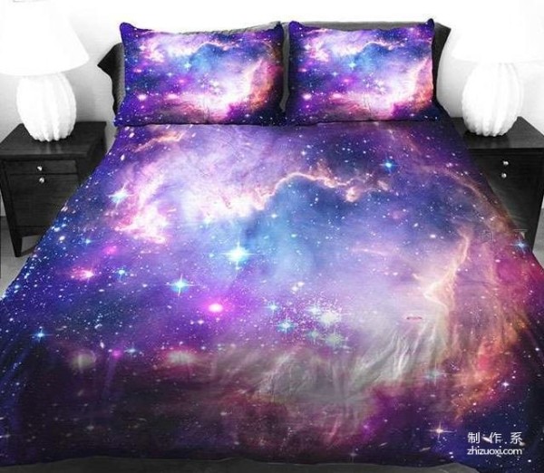 Creative bedding design What kind of dreams will you have on these starry sky dreamy beds?