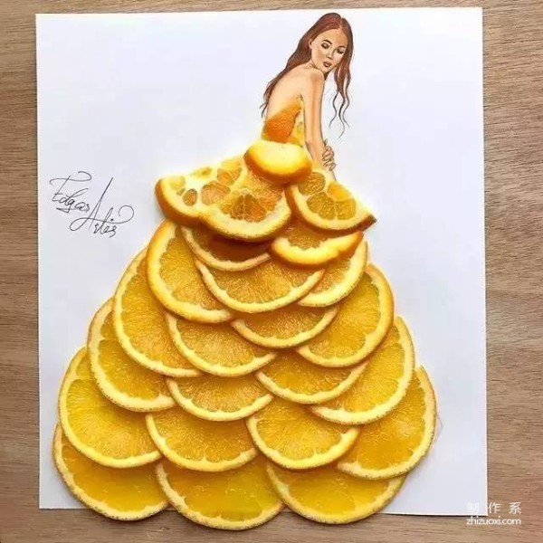 This handsome guy made a dress out of food, and women are drooling after seeing it