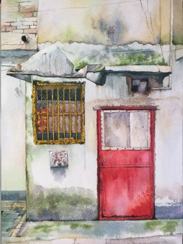 Corners in life - watercolor paintings by Ao Lu