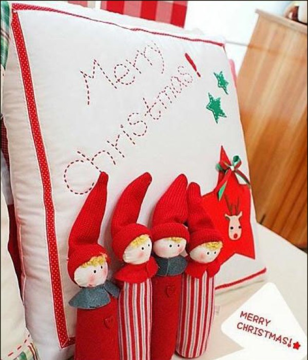 Festive and creative handmade DIY Christmas pillows