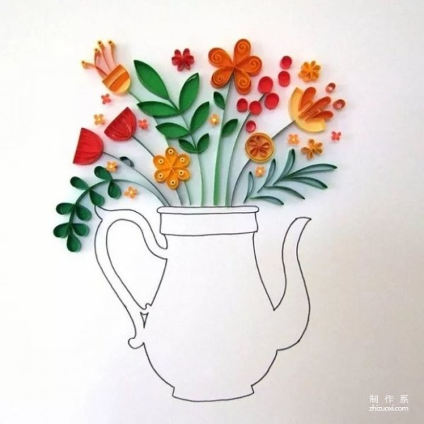  When paper quilling meets illustration, something magical happens