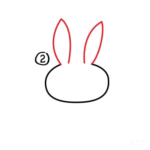 Learn to draw simple drawings, cartoon rabbits