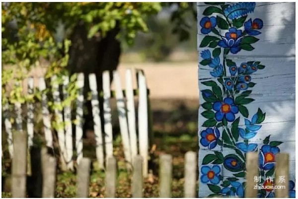 Paint flowers all over the wall, and it becomes a fairy tale by accident