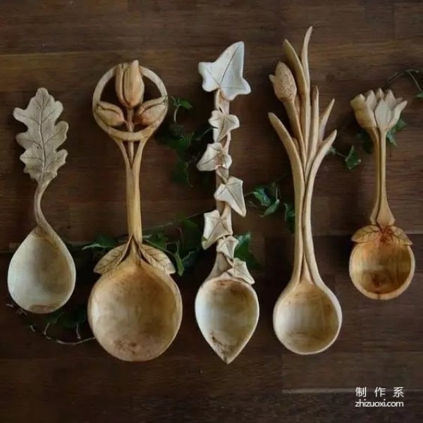 Make flowers out of wood...