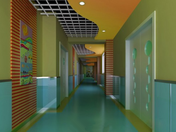 Complete DIY method for decorating kindergarten corridors