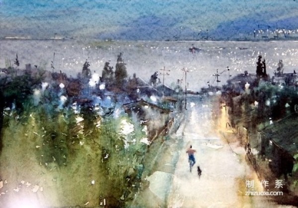 Appreciation of illustrator Sergei Temerev’s beautiful scenery watercolor pictures