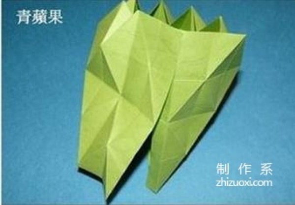 Three-dimensional Apple Origami Tutorial-Delicious Apple