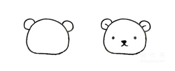 Learn to draw simple drawings, simple drawings of cartoon toy bears