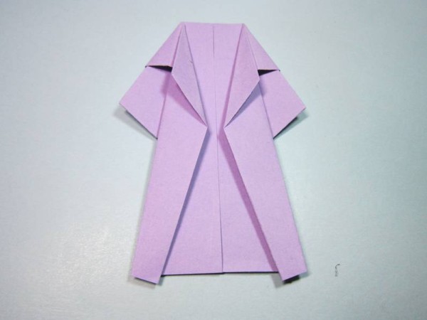 Simple windbreaker origami steps illustrated method