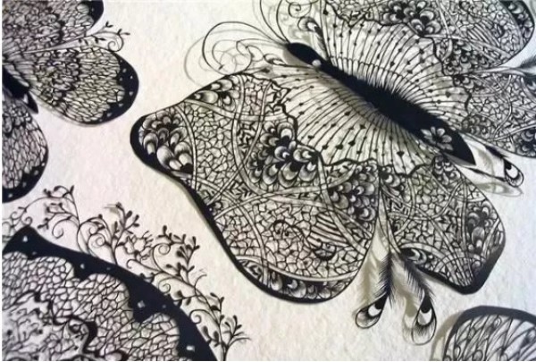 Stunning display of traditional paper-cut art works