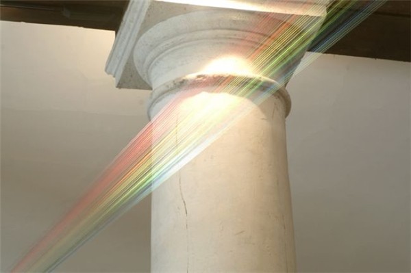 Beautiful artificial rainbow