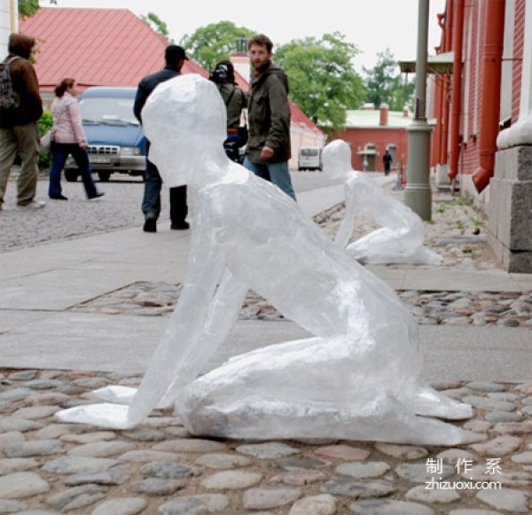 Scotch tape sculpture art